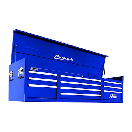 Homak 72in H2Pro Series 10 Drw Top Chest - Blue BL02010720